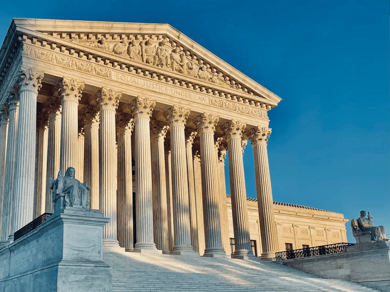 U.S. Supreme Court Building in Washington D.C. 