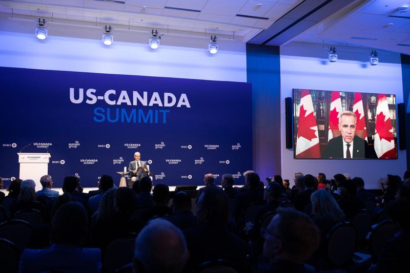 Mark Carney au Sommet Canada-États-Unis à Toronto 
