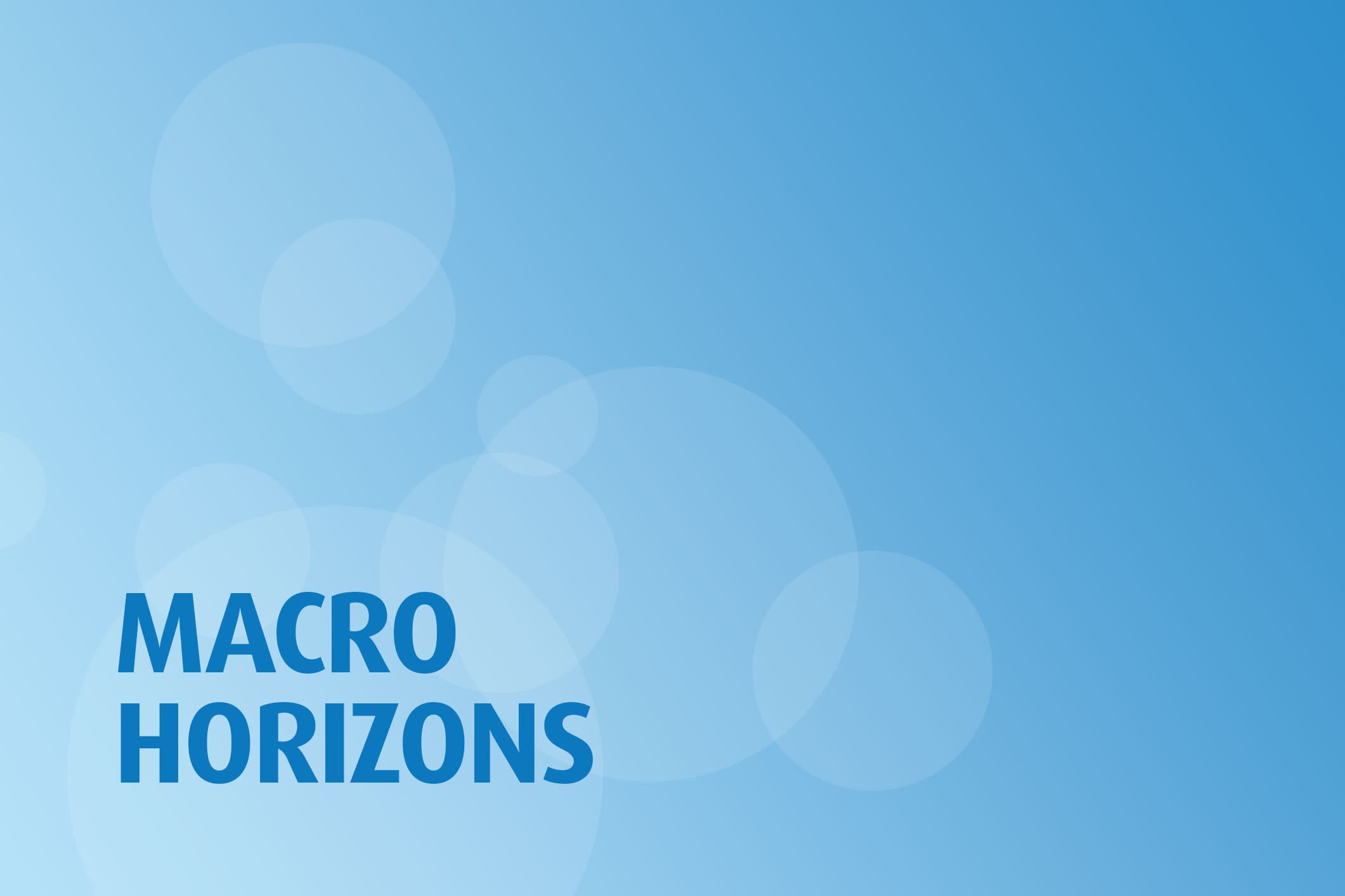 Macro Horizons