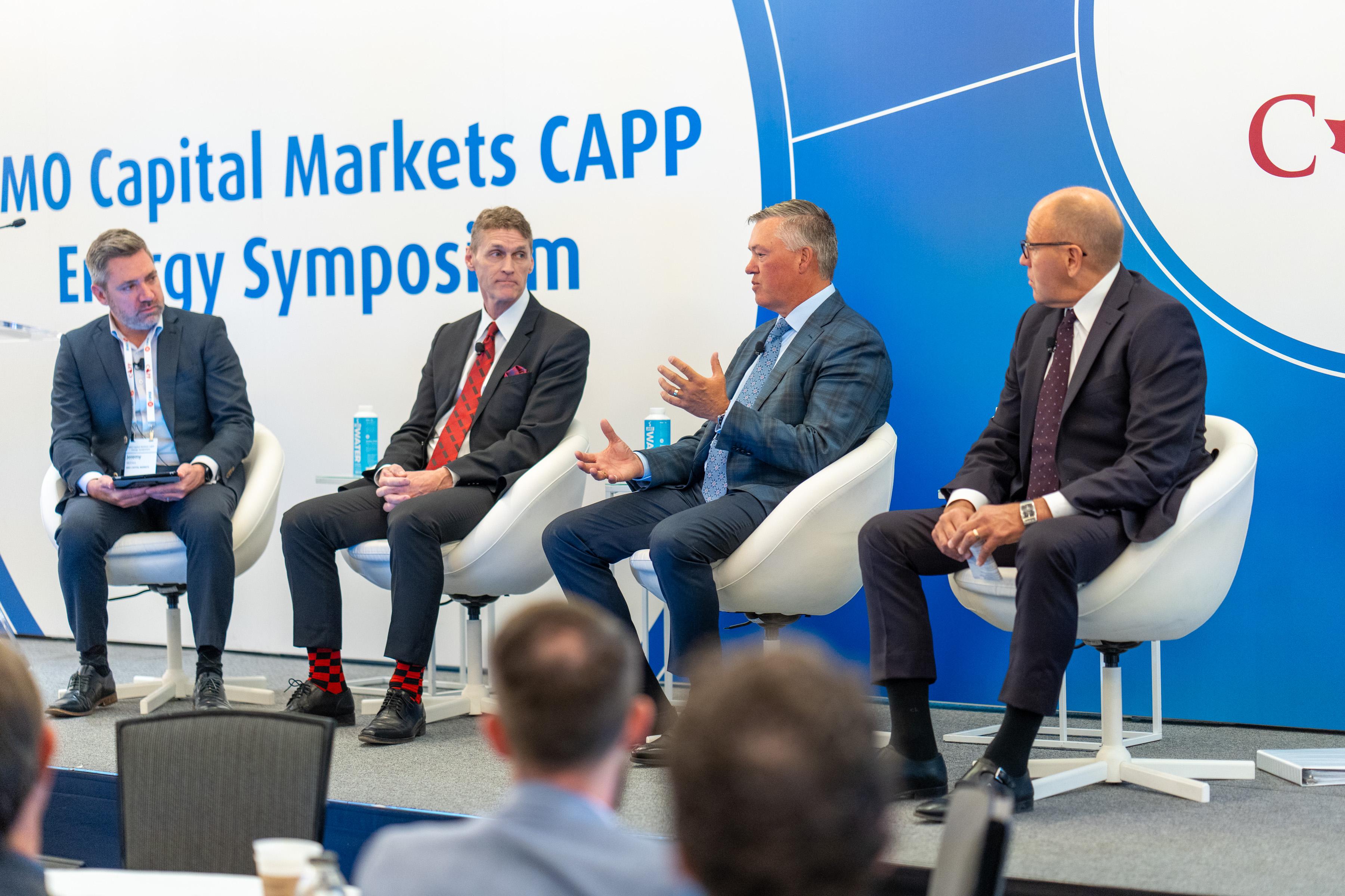 Panelists at the CAPP Energy Symposium