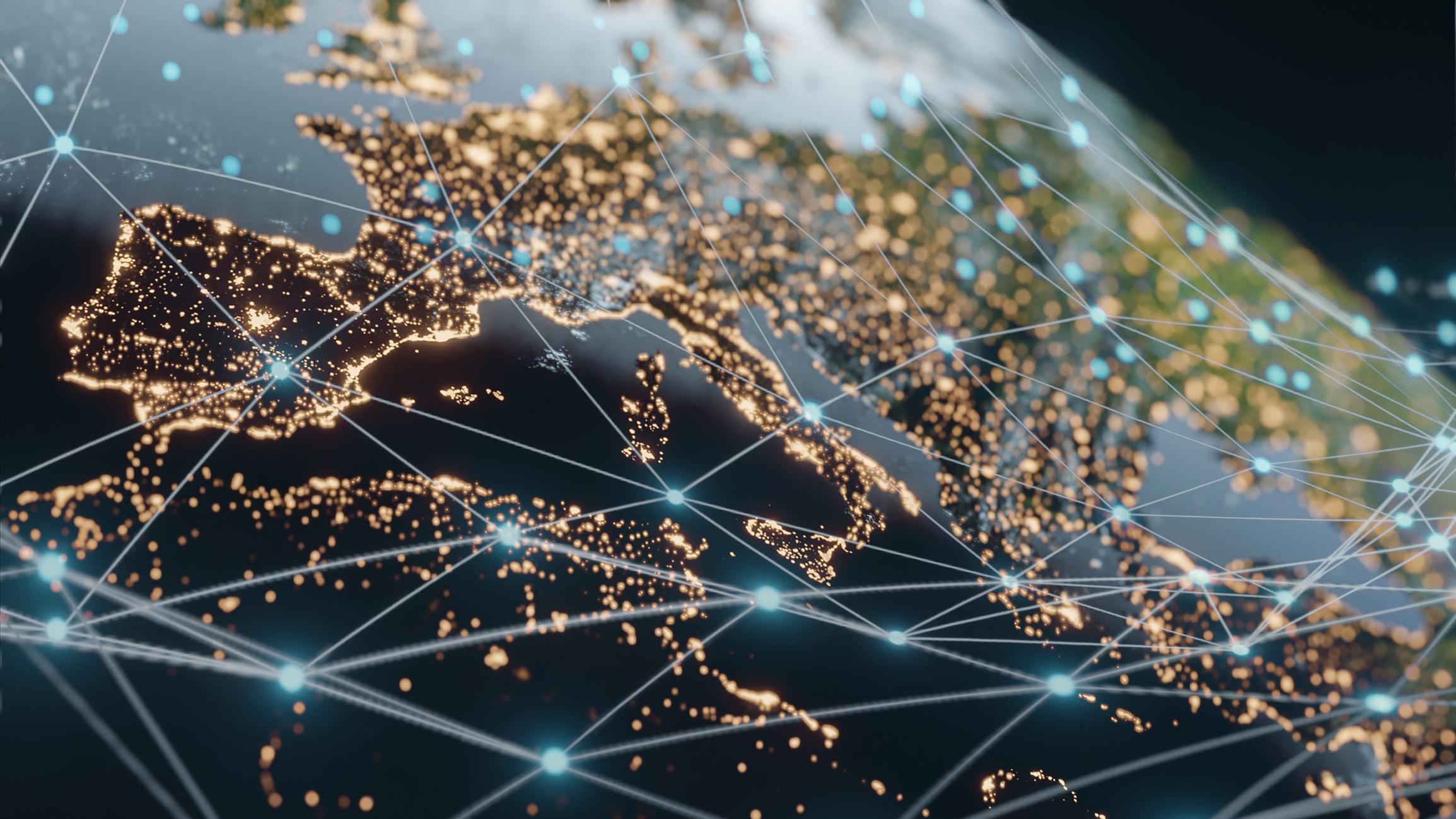 planet earth at night