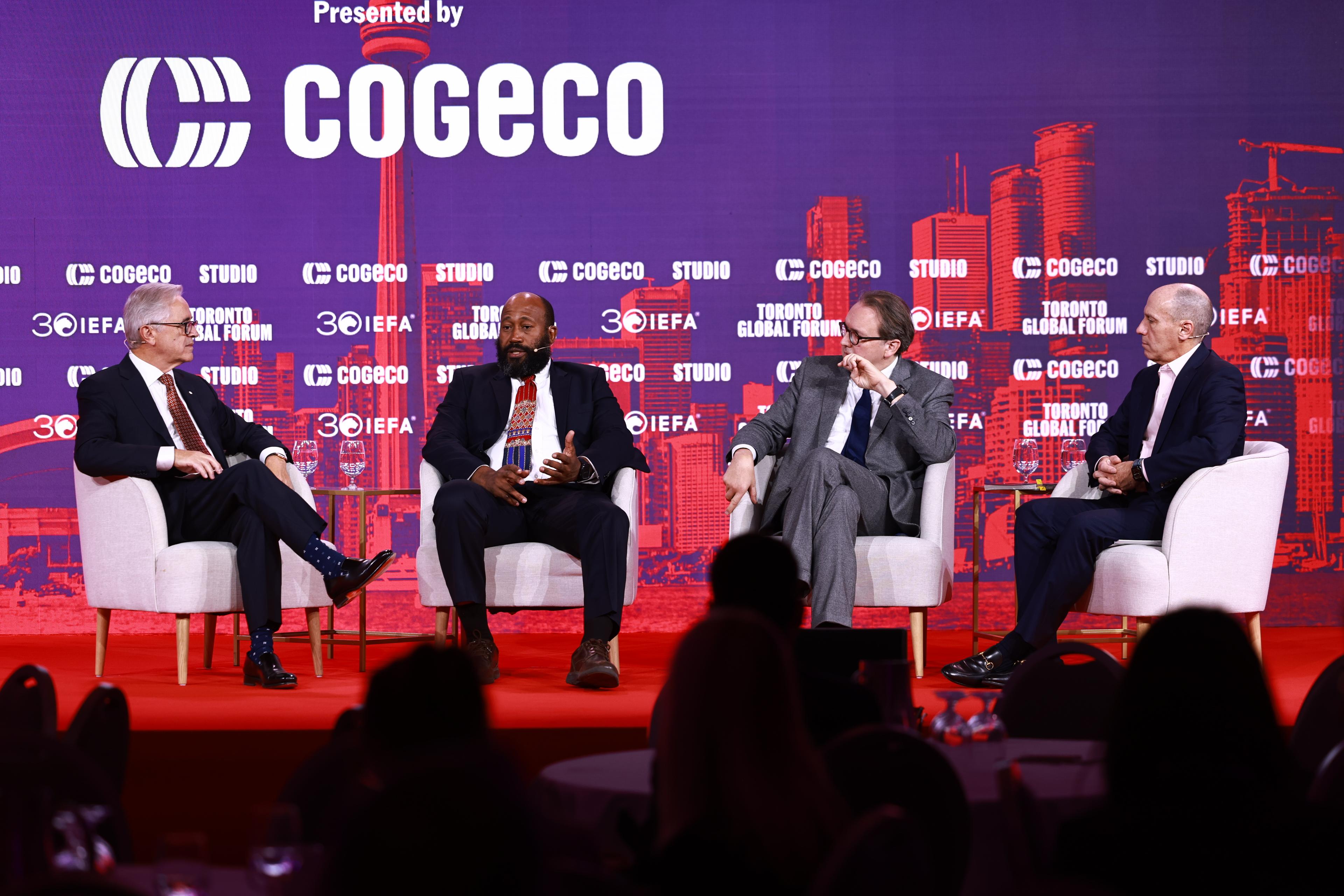 Brian Tobin’s panel at Toronto Global Forum