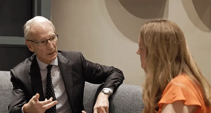 Helen Amos et David Tait à la réception du World Gold Council
