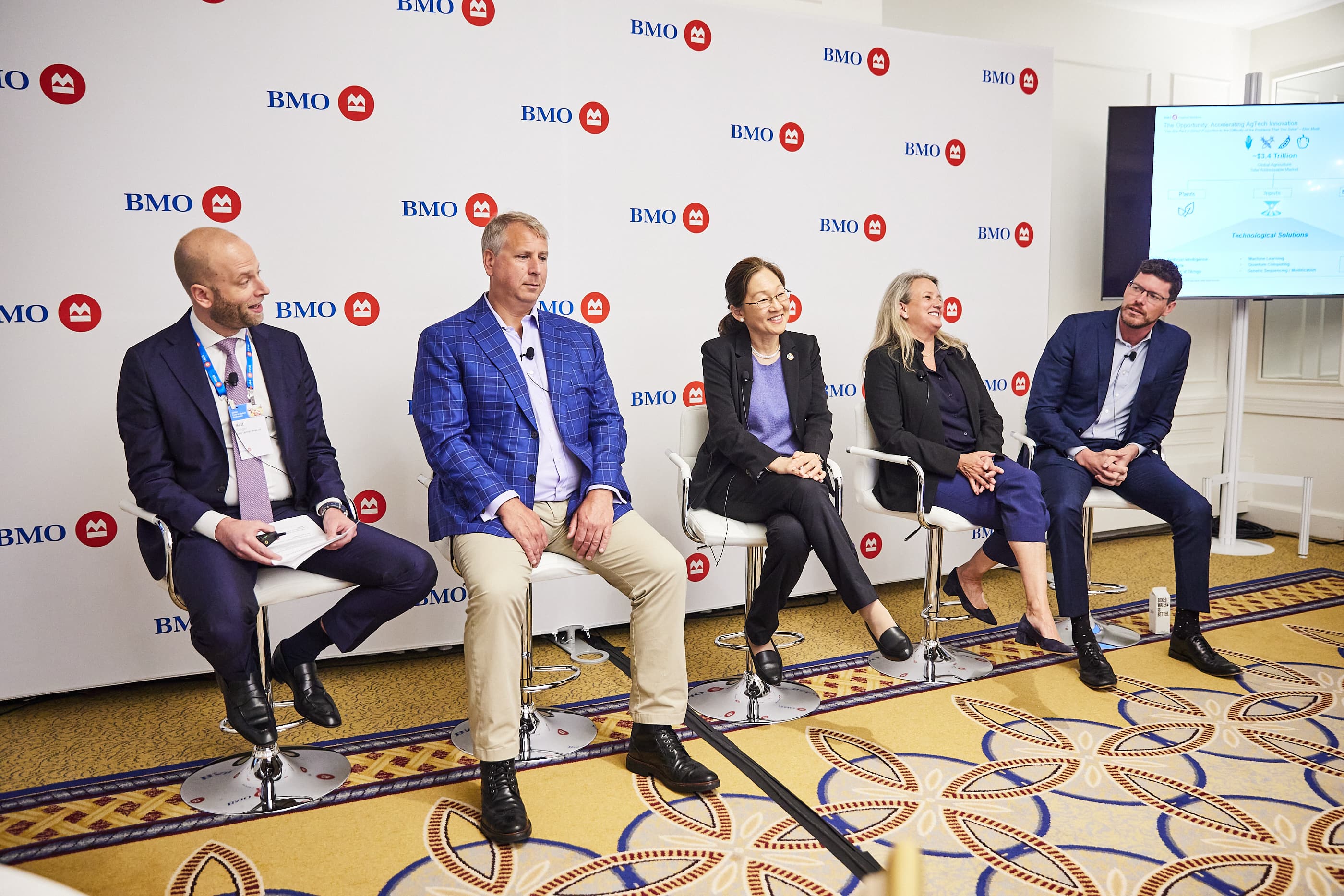 Table ronde sur l’agriculture de pointe à la Conférence mondiale de BMO sur les marchés agricoles