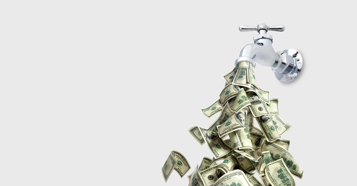 Flux de trésorerie du robinet